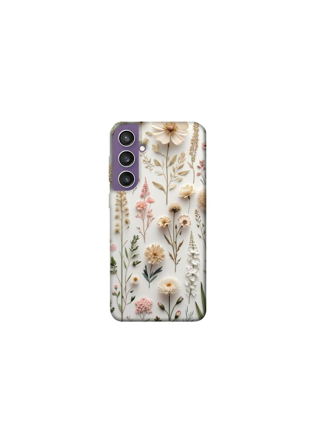 Чехол на Samsung Galaxy S23 FE Floral design ver.1 Frontalka (361330873)