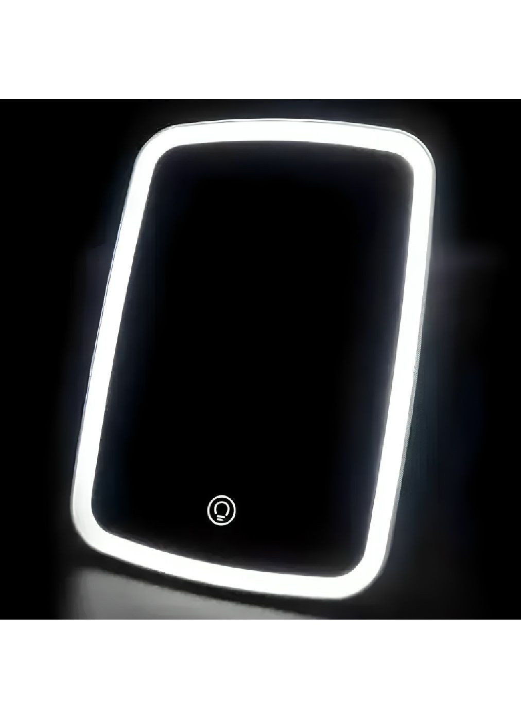 Дзеркало для макіяжу акумуляторне з підсвічуванням регулюванням яскравості кута нахилу 1200 мАг 22×16×3 см (480111-Prob) Біле Unbranded (329486730)