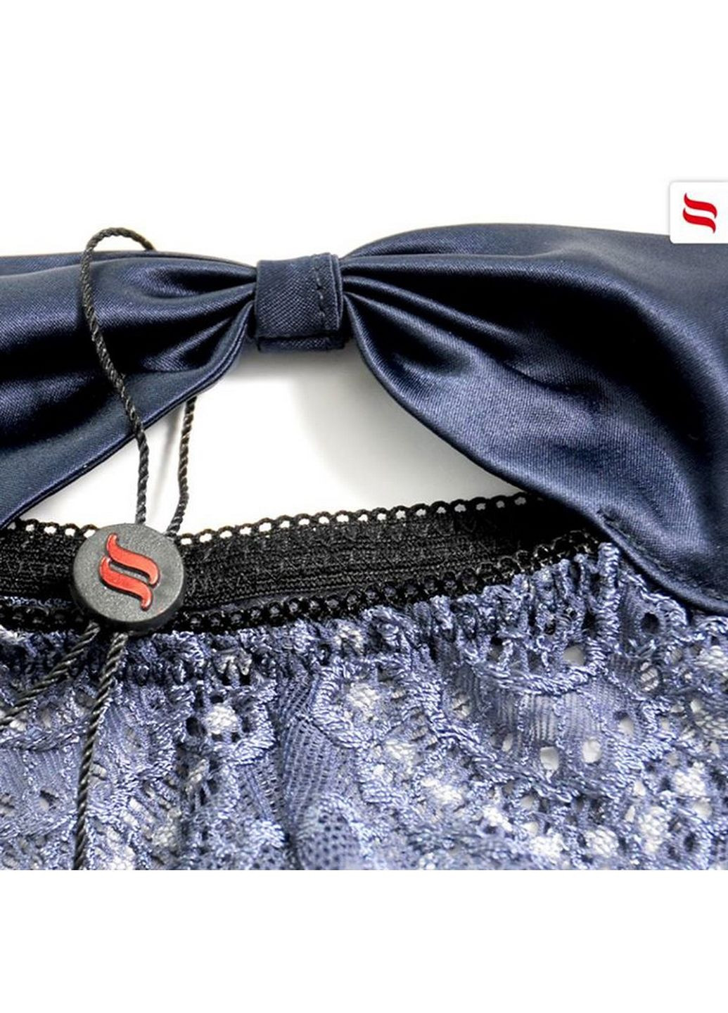 Темно-синий демисезонный кружевные трусики auroria Obsessive