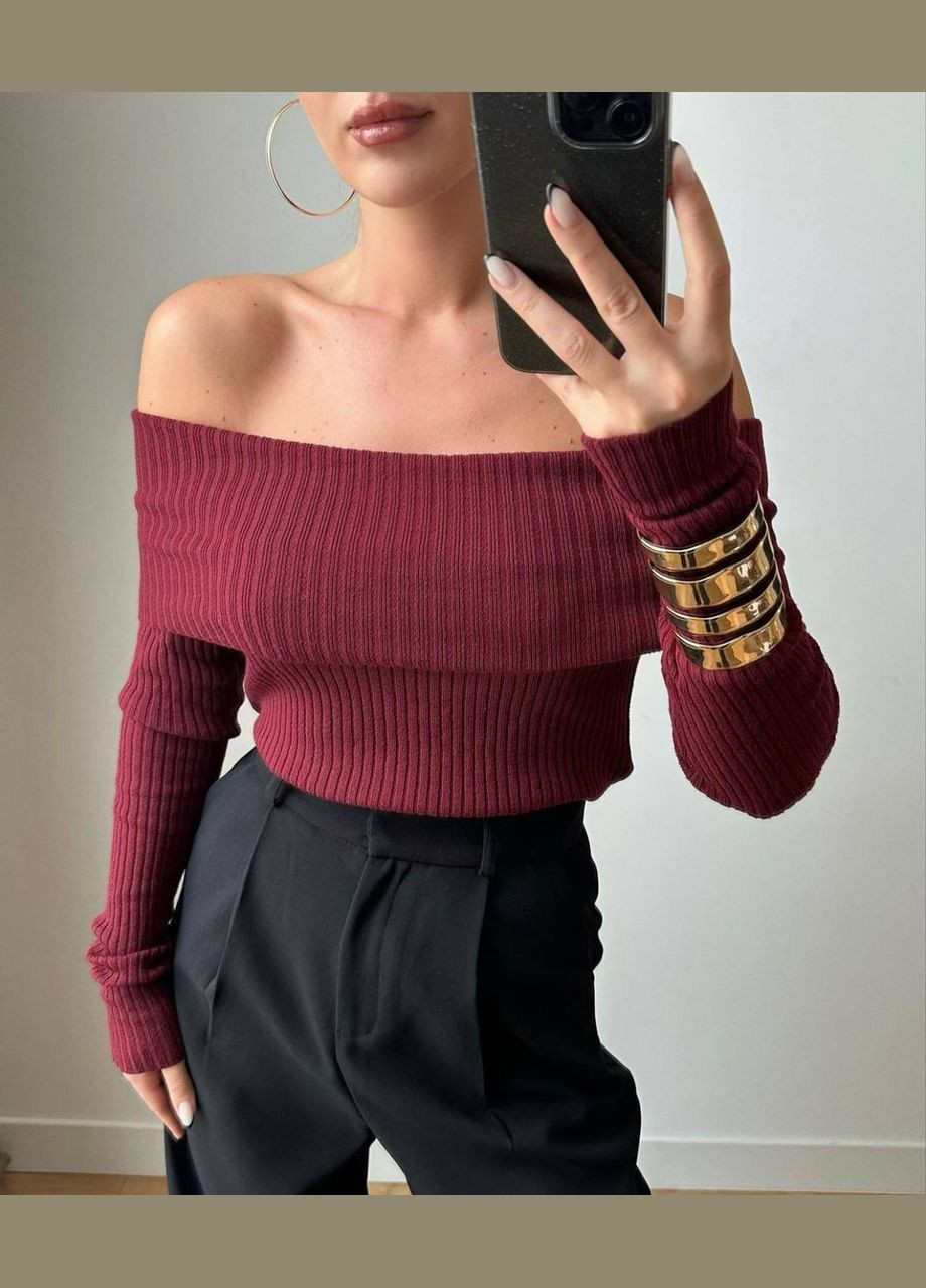 Кофта зі спущеними плечима br2357 Vital-Textile (322128252)