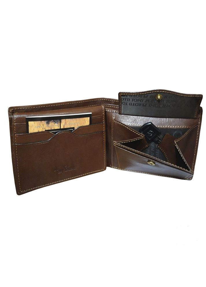 Чоловічий шкіряний портмоне Italico 533 cognac Tony Perotti (303829892)