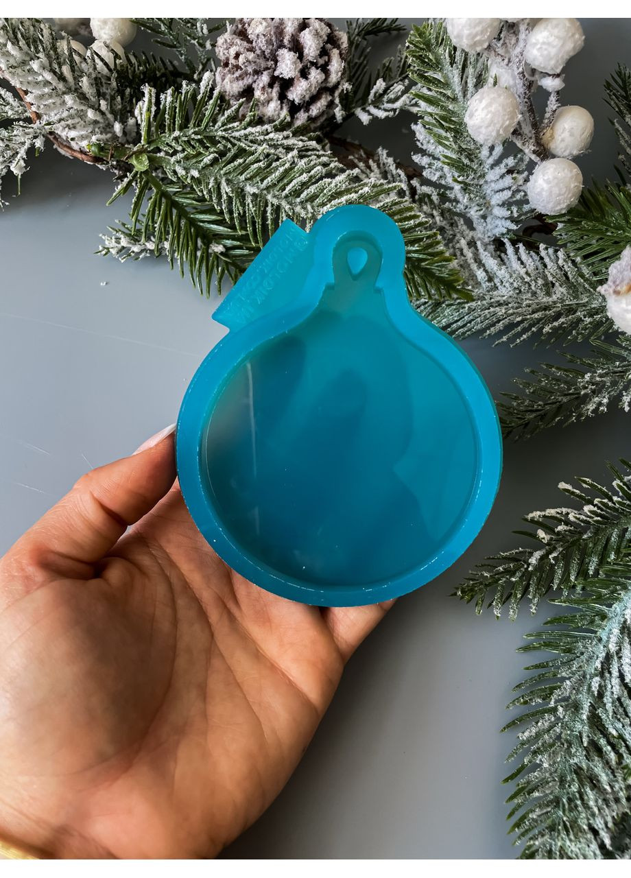 Молд Шар форма для новогодних игрушек на елку силиконовая форма для эпоксидной смолы No Brand (370566815)