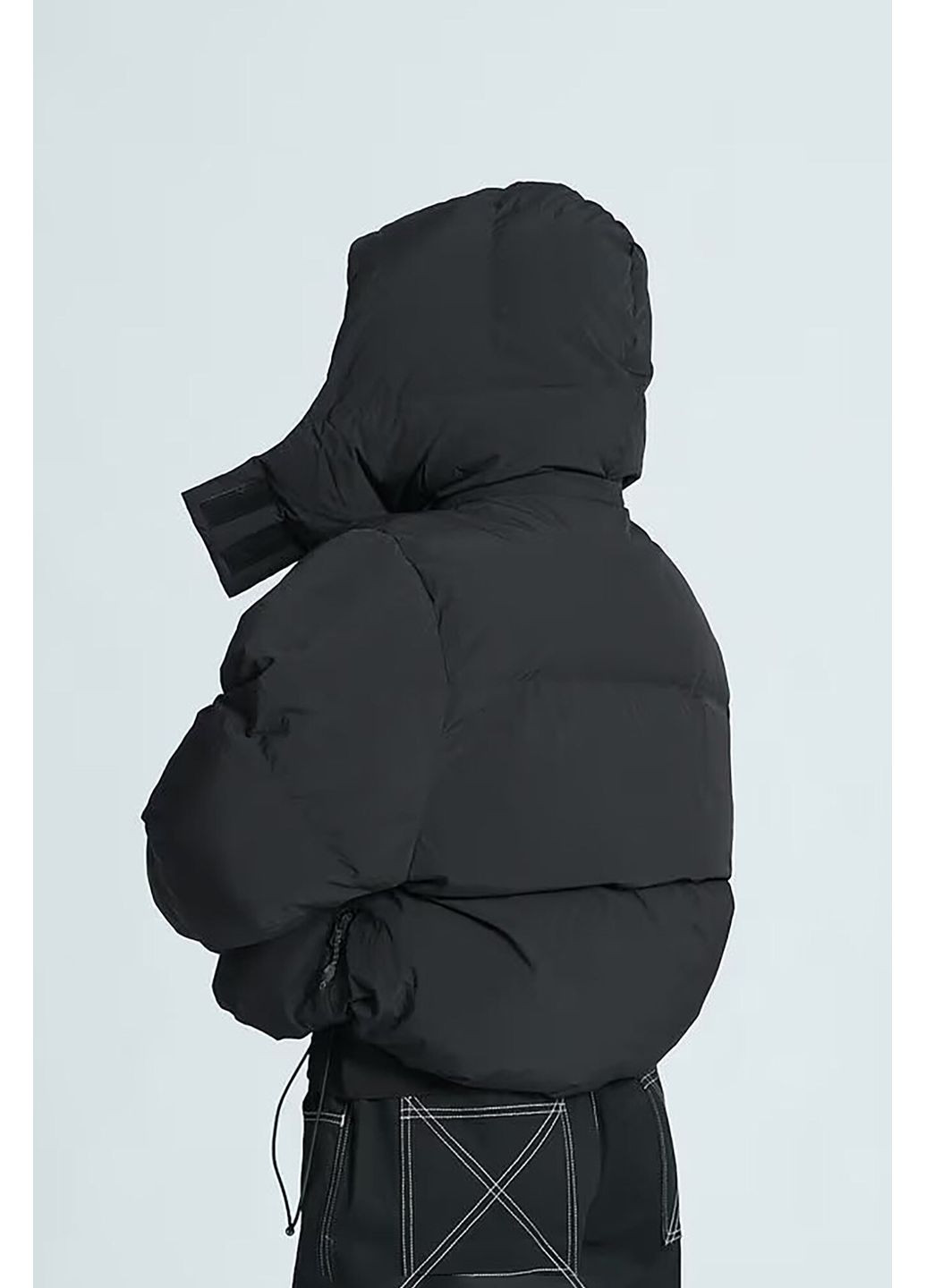 Чорна зимня зимова жіноча пухова куртка easy 2.0 чорного кольору OGP