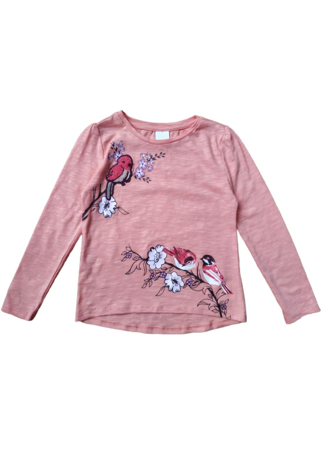 Розовый демисезонный кэжуал лонгслив C&A