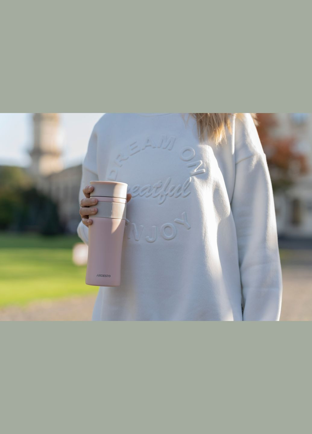 Термокухоль CaldoCup 450 мл, нержавіюча сталь, рожевий AR2645LS Ardesto (306515190)