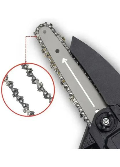 Акумуляторна пила ланцюгова шина-4" у валізі з літієвою батареєю 2 шт в комплекті (2103354315) No Brand (329421986)