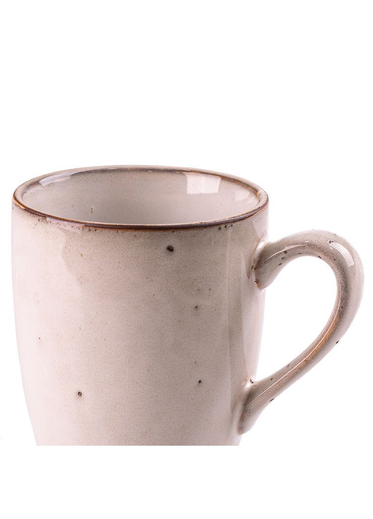 Чашка порцелянова 400 мл, бежевий HP629 TS Kitchen (369654252)