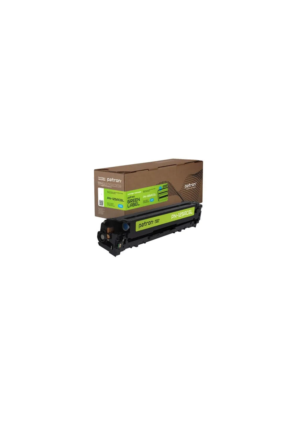 Картридж HP 125A (CB541A) Green Label, (PN-125ACGL) Patron HP 125A (CB541A) Green Label, cyan (400147979)