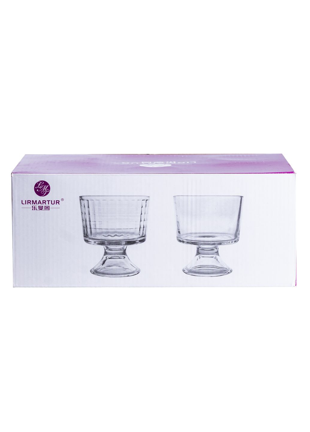 Набір креманок Lirmartur 6 штук із товстого скла 310 мл, TS Kitchen (328603285)