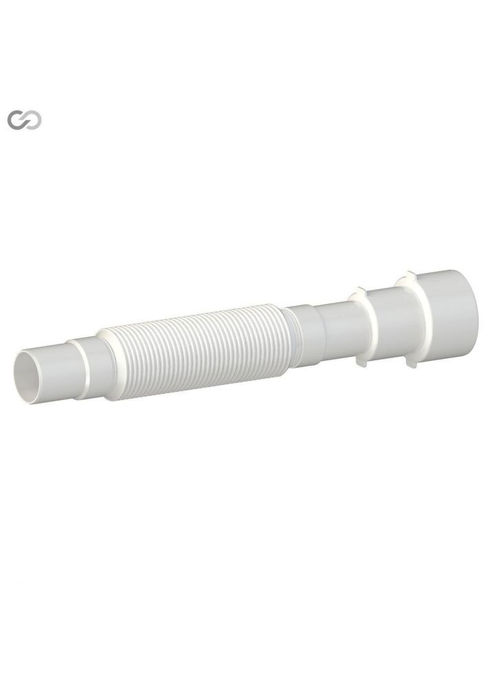 Гибкий складной отвод Ø32х32/40/50 Г0432, универсальный для сантехники SoloPlast (340286136)