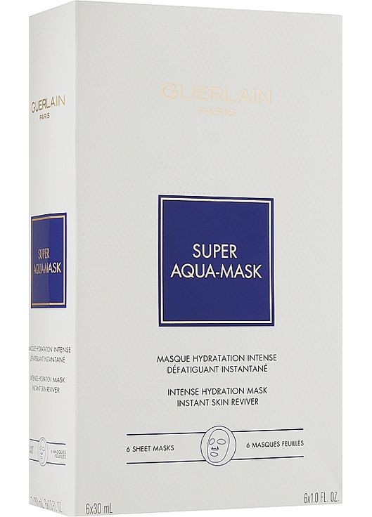 Інтенсивна зволожувальна маска Super Aqua Instant Skin Reviver 6x30ml (819527-67963) Guerlain (368649561)