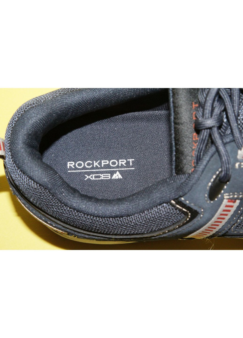 Синие повседневные туфли мужские, размер 47 Rockport на шнурках