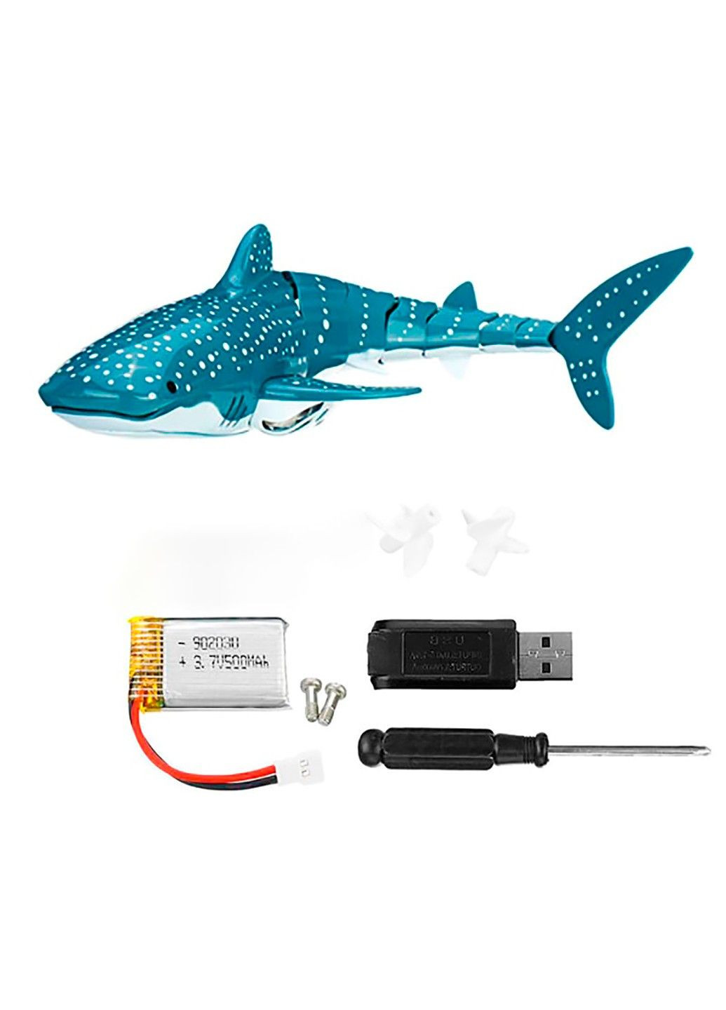 Акула На Радиоуправлении Плавающая В Воде На Аккумуляторе Длиною 33 см Jia yu toy (304769501)