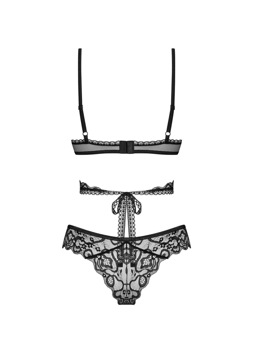 Чорний демісезонний комплект blomentis 2-pcs set Obsessive