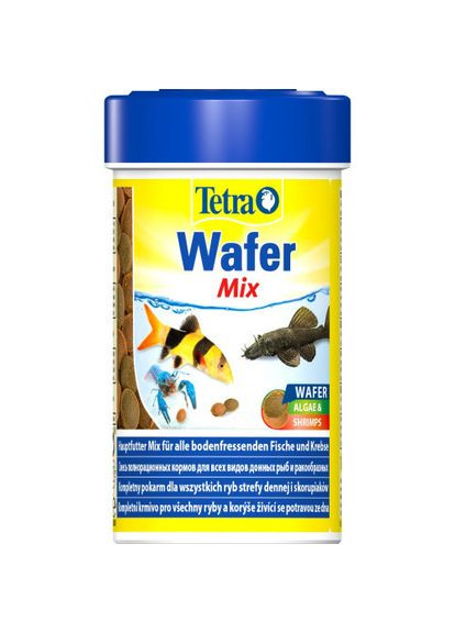 Корм Wafer Mix для аквариумных донных рыб, 48 г (таблетки) Tetra (322874871)