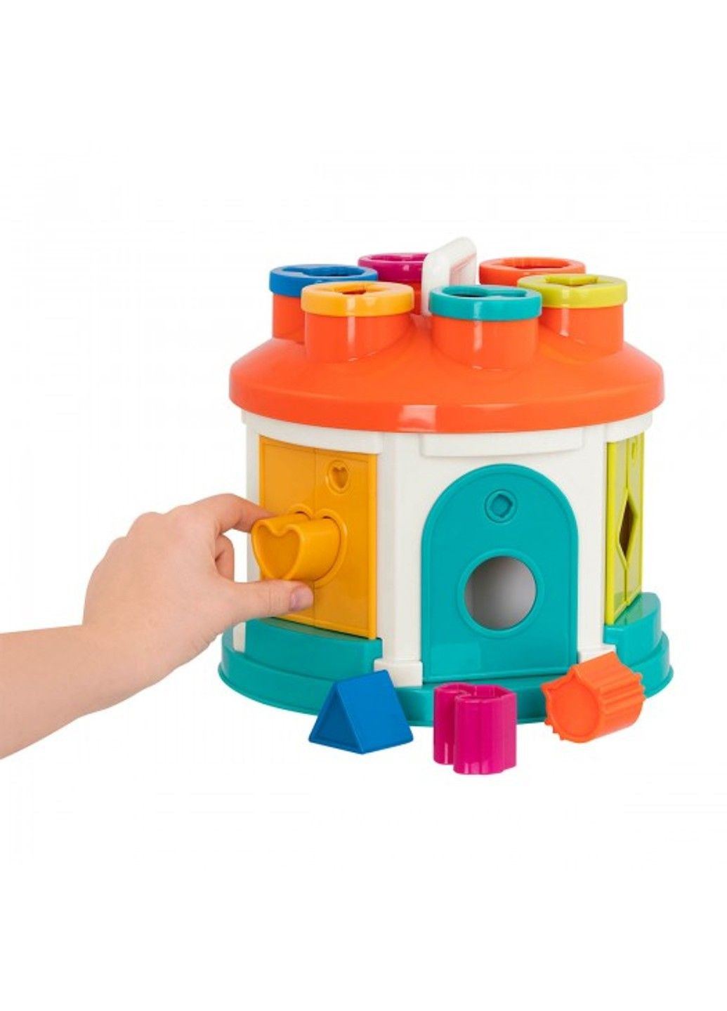 Іграшка-сортер, що розвиває – Розумний будиночок (12 форм) Battat Lite (331173592)