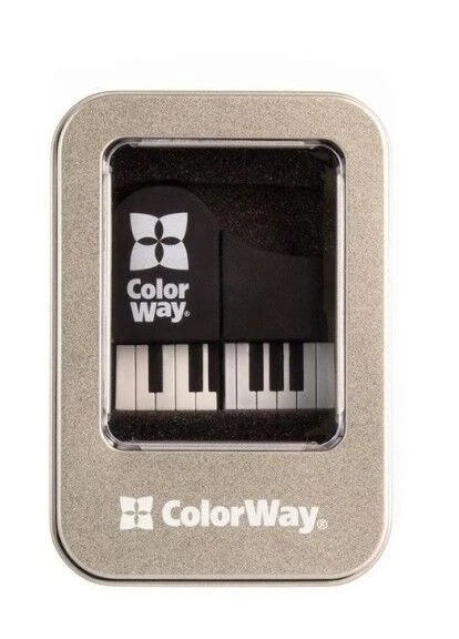 Флеш накопичувач USB 64Gb "Piano", Black, USB 3.0 (CW-USBPO64) 000-CW-USBPO64 Colorway (395338844)