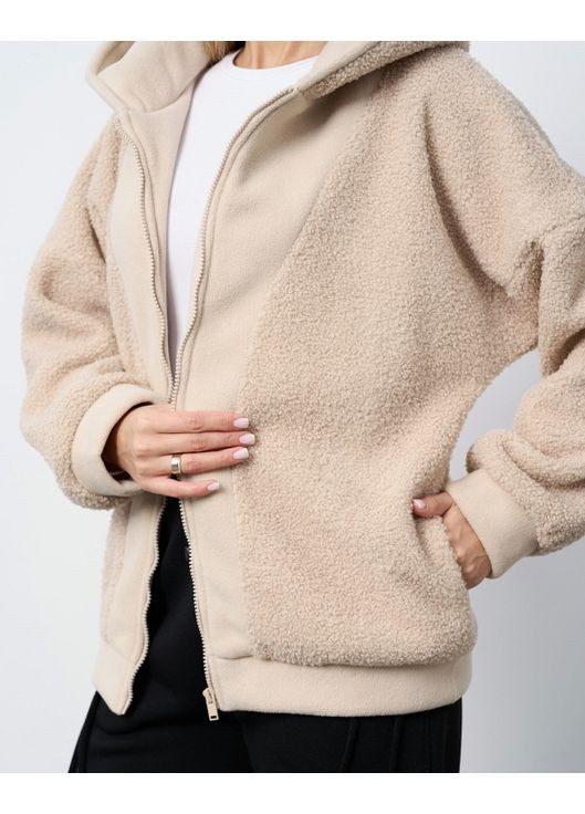 Комбіноване худі на блискавці ISSA PLUS (366740935)