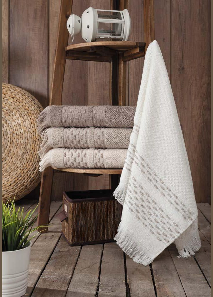 Набір рушників 50х90 см Story, лицеві 4 шт. Pupilla (318387273)