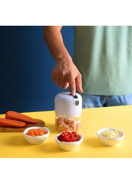 Кухонний міні подрібнювач 999 міні блендер 100мл для зелені та овочів USB and (363834557)