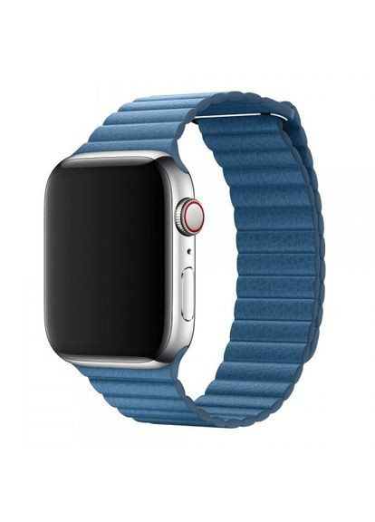 Кожаный ремешок Leather Loop для Apple Watch 38/40/41 мм Steel Blue No Brand (304254083)