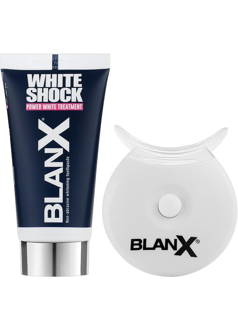 Интенсивный отбеливающий комплекс "White Shock blue formula" + активатор Led Bite White Shock 50ml (440197-21558) Blanx (368653299)