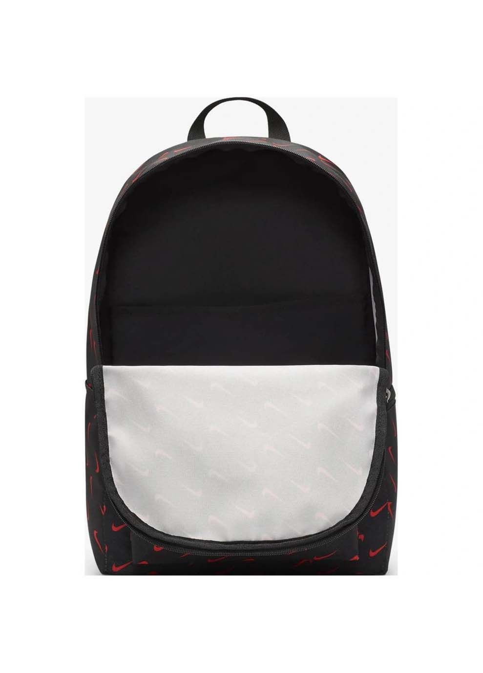 Рюкзак NK HERITAGE BKPK - SWOOSH DROP 25L Чорний, Червоний 43 х 30.5 х 15 см Nike (367590562)