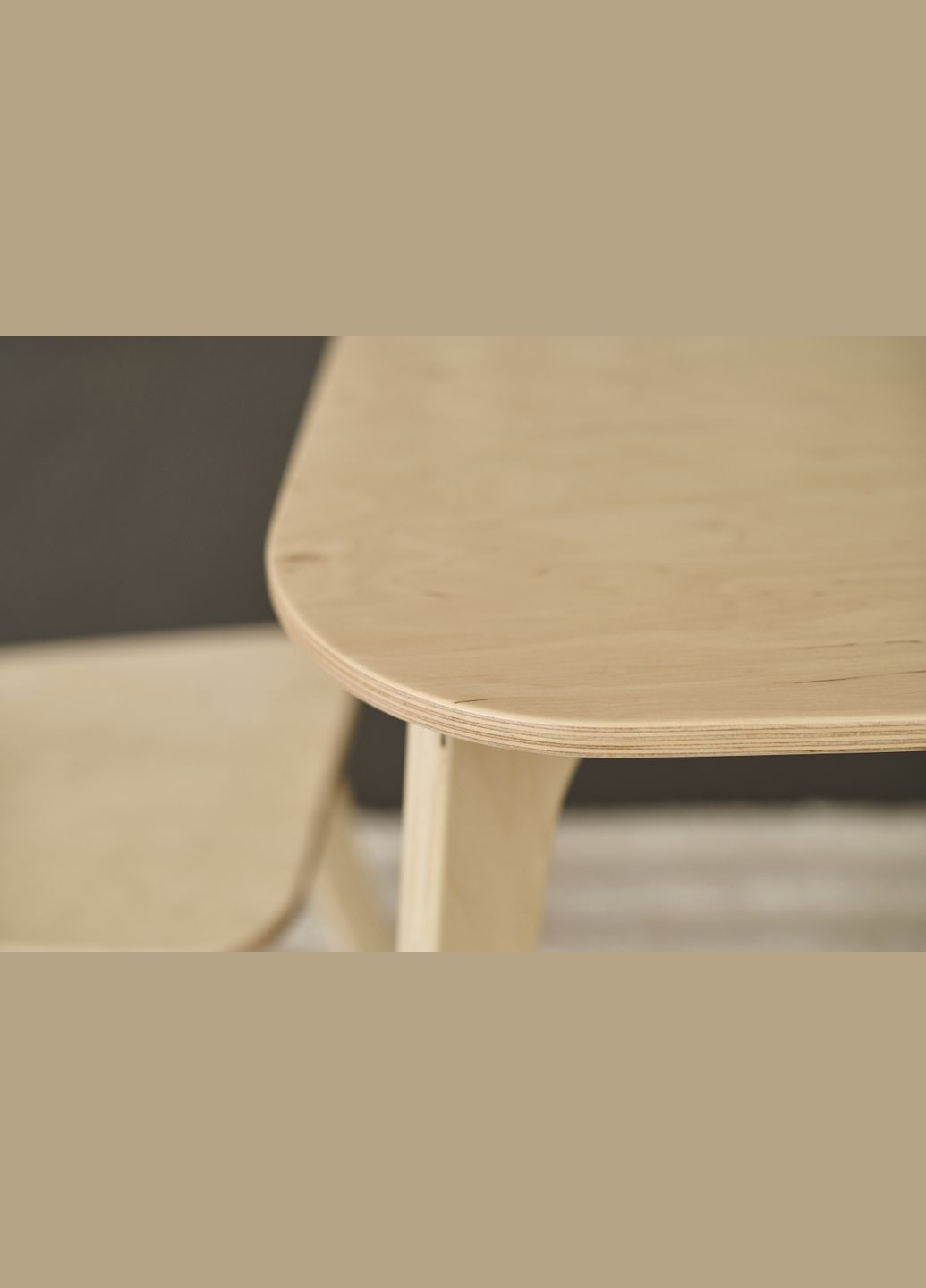 Детский столик и два стульчика для детей 4-7 лет Натуральный Tatoy (292867421)