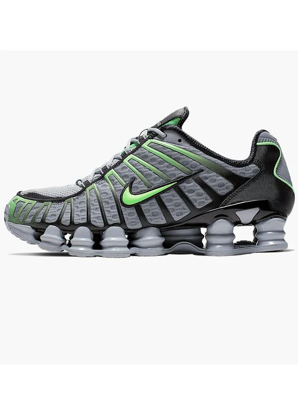 Серые демисезонные кроссовки shox tl grey av3595-005 Nike