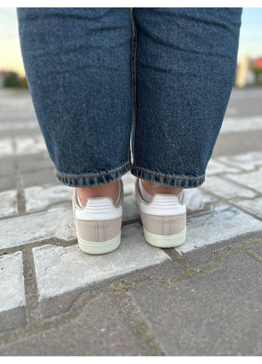 КРОСІВКИ ЖІНОЧІ ADIDAS SAMBA OG WONDER WHITE LINEN GREEN АДІДАС САМБА БІЛІ No Brand білі демісезони (392021715)
