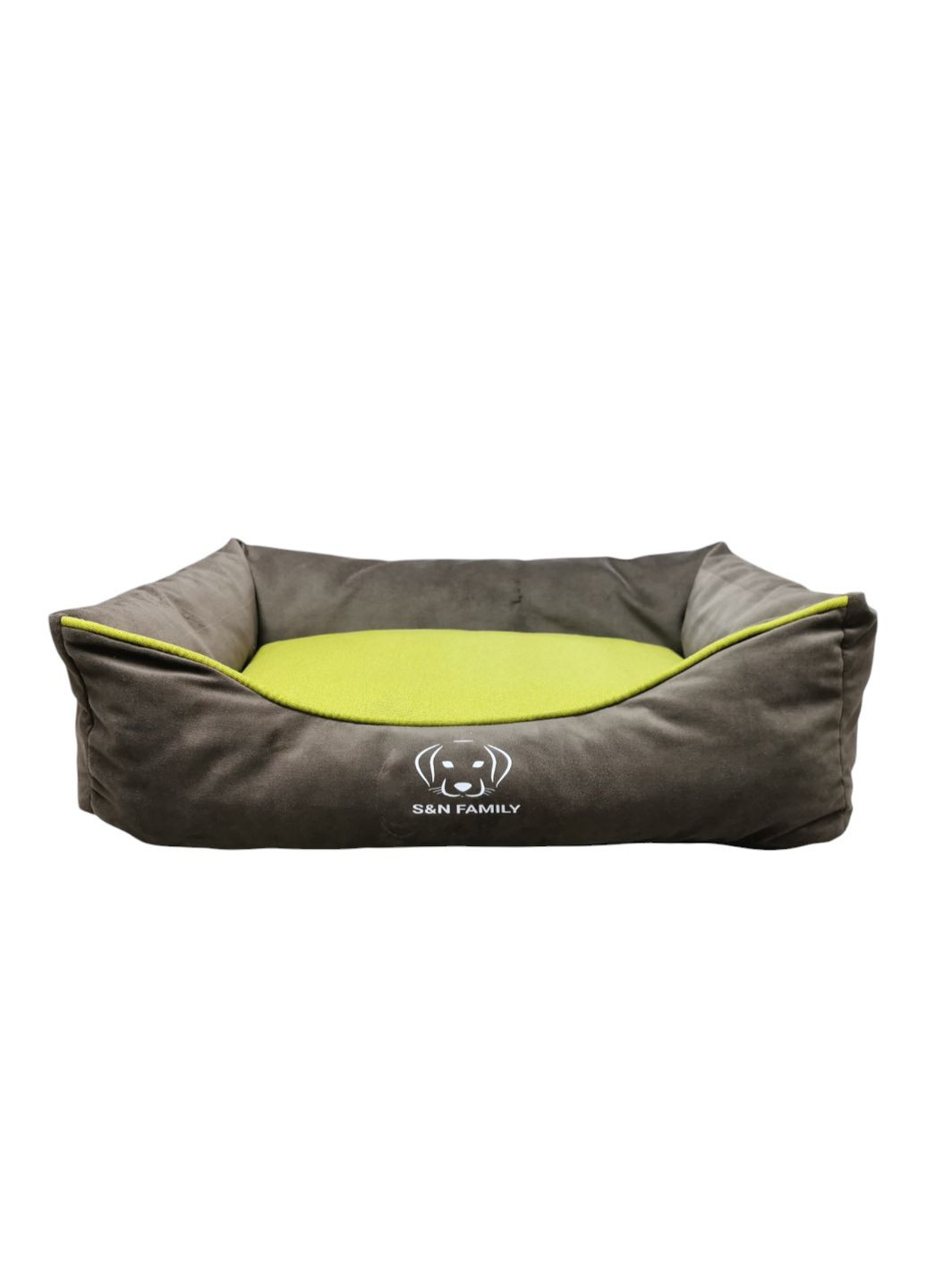 Лежанка 160х110х25см з текстилю для гігантських собак "Sand" (Коричневий) S&N Family (361204497)