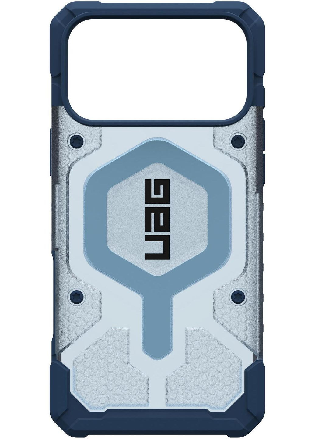 Чехол и ремешок для iPhone 17 Pro Max, Pathfinder Clear MagSafe Bundle, Blues Lanyard (1145521BV03) UAG (372464599)