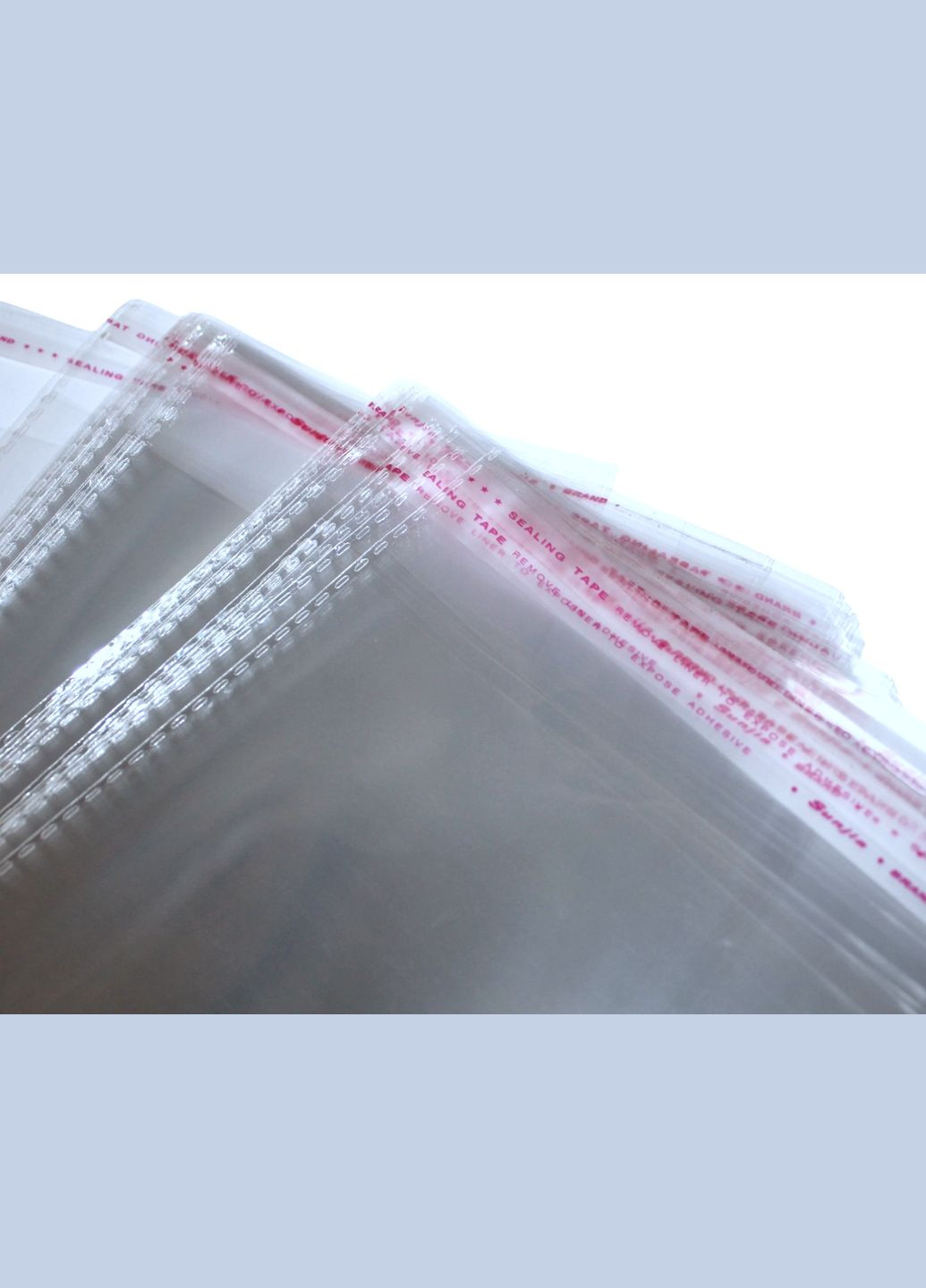 Пакеты Фасовочные полиэтиленовые с клейкой лентой 16х24 без отверстия/0.3мм/20шт FROM FACTORY PF1624 (339104371)