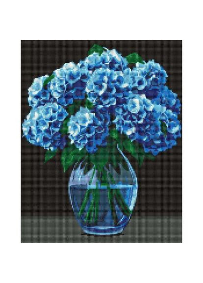 Алмазна мозаїка "Букет гортензій" 40х50 см Ідейка (361418928)