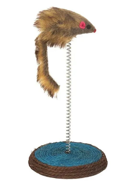 Игрушка-царапка для котов HapPet c мышкой 12 см K048 Croci (330754159)