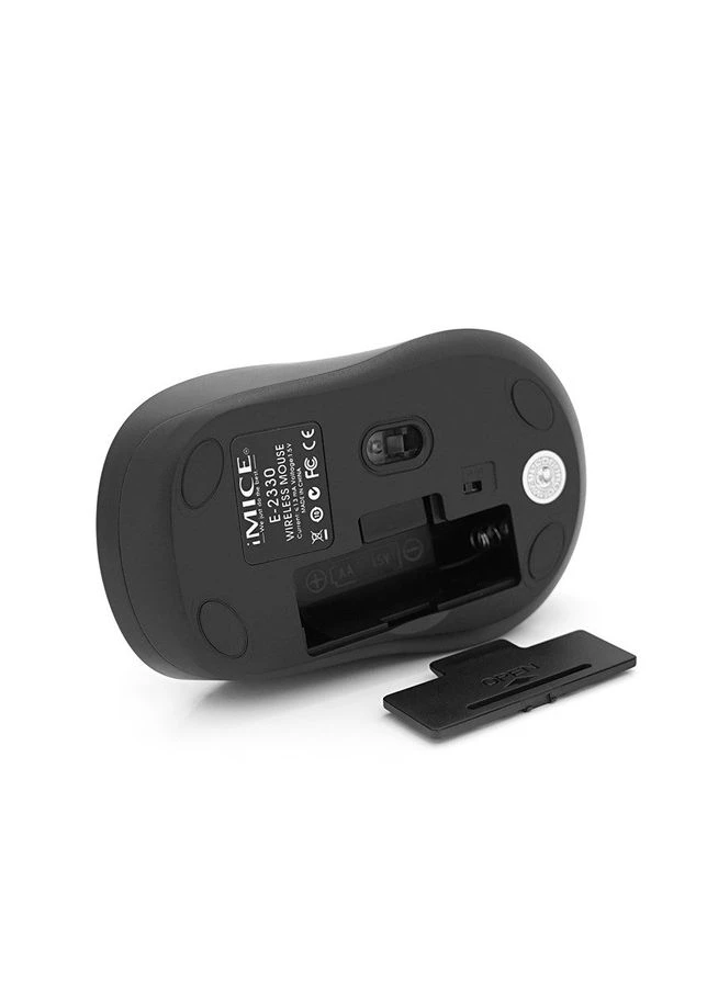Игровая мышь беспроводная E2330 Wireless 1600DPI, 4 кнопок, 2.4Ghz 10м, Win, Mac OS, 2 AAA, Black iMice (393534623)