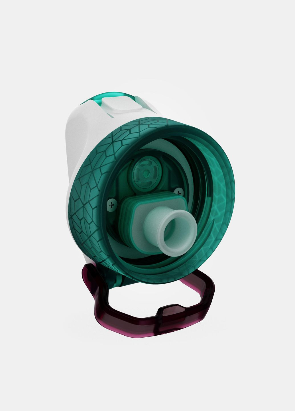 Алюминиевая Фляга для Туризма/Походов 600мл с Крышкой и Соломинкой Синий Quechua (342967060)