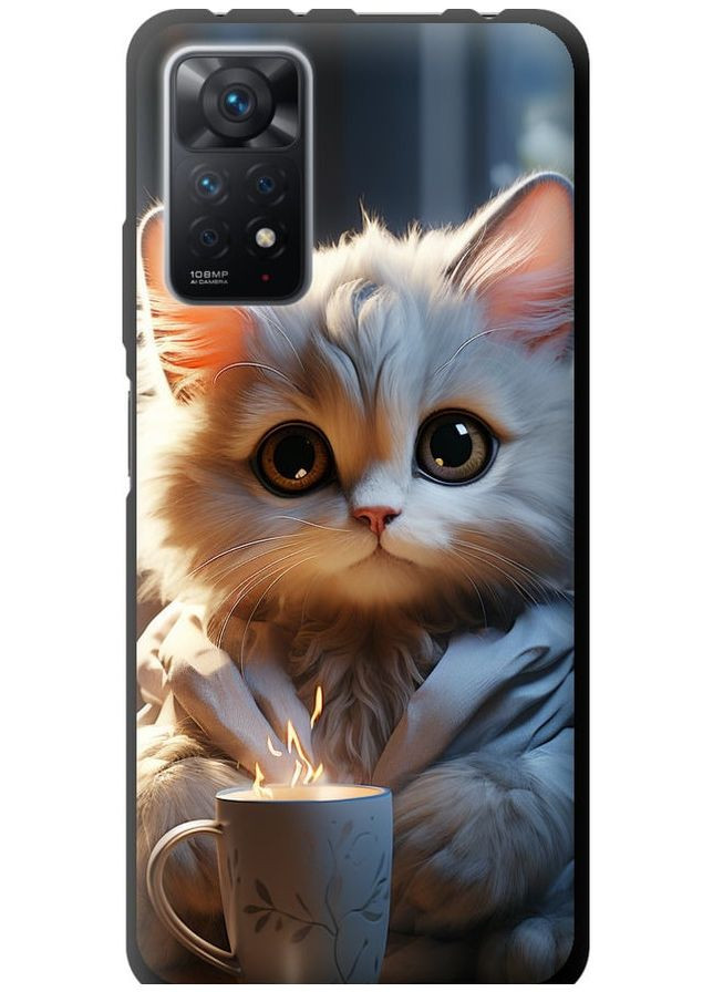 TPU чохол 'Білий кіт' для Endorphone Xiaomi Redmi Note 12 Pro (265393019)