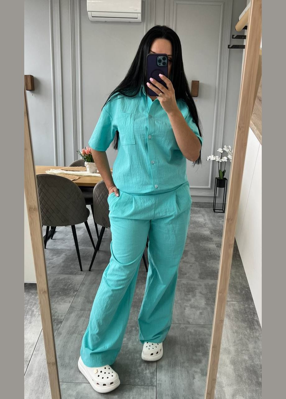 Жіночий костюм сорочка + штани Style Point (334709025)