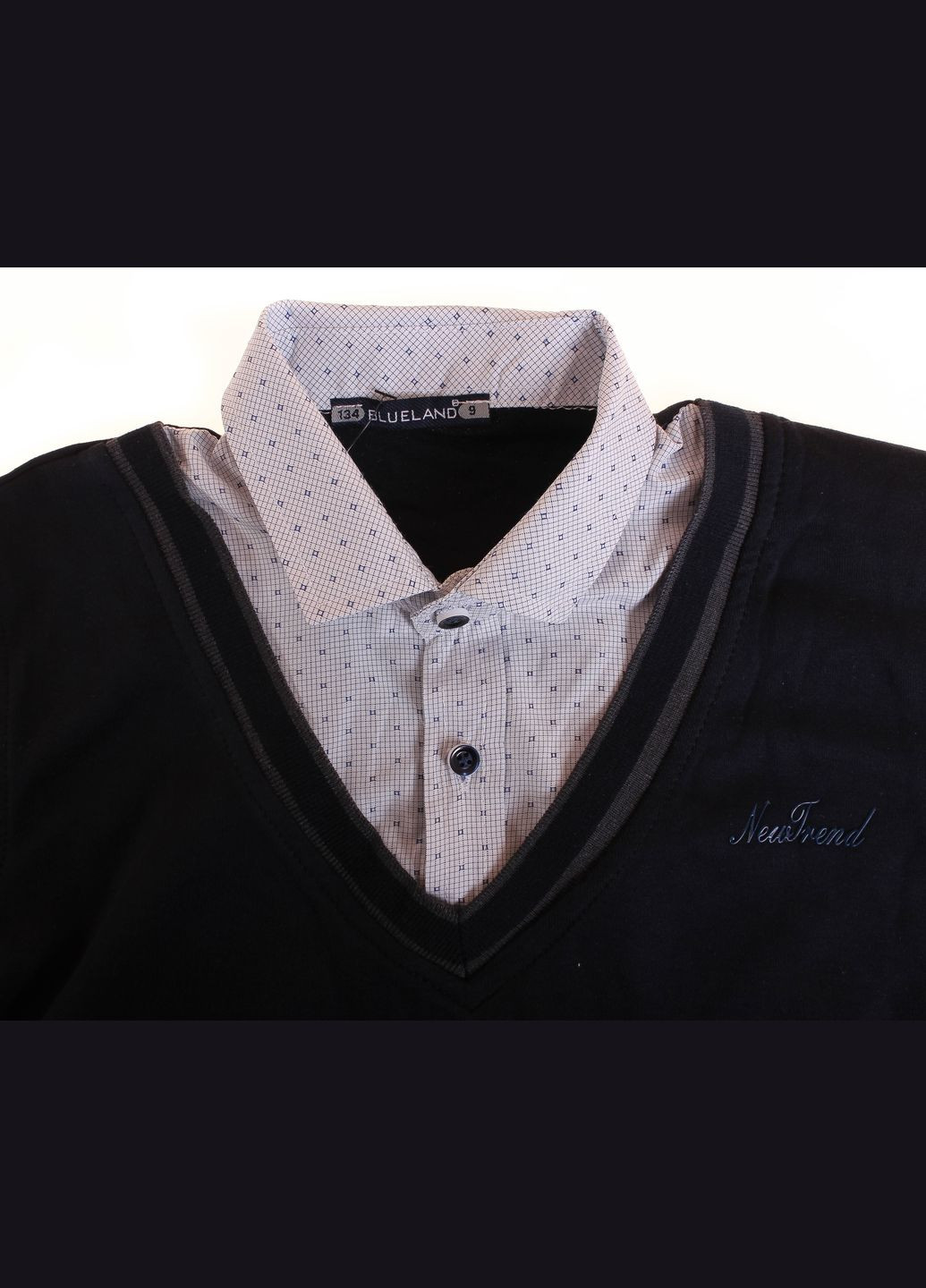 Джемпер 9287 Темно Синий BLUELAND (306544793)