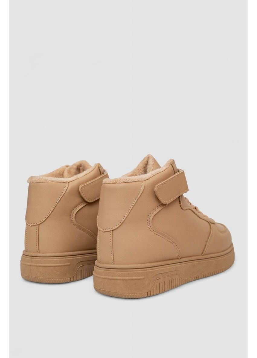 Кросівки жіночі зимові на хутрі Stilli 248RAJ01 темно-бежеві зими (368485699)
