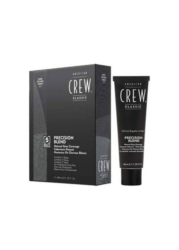 Система маскировки седых волос уровень 23 Precision Blend Dark 3х40 738678248355 American Crew (316617130)