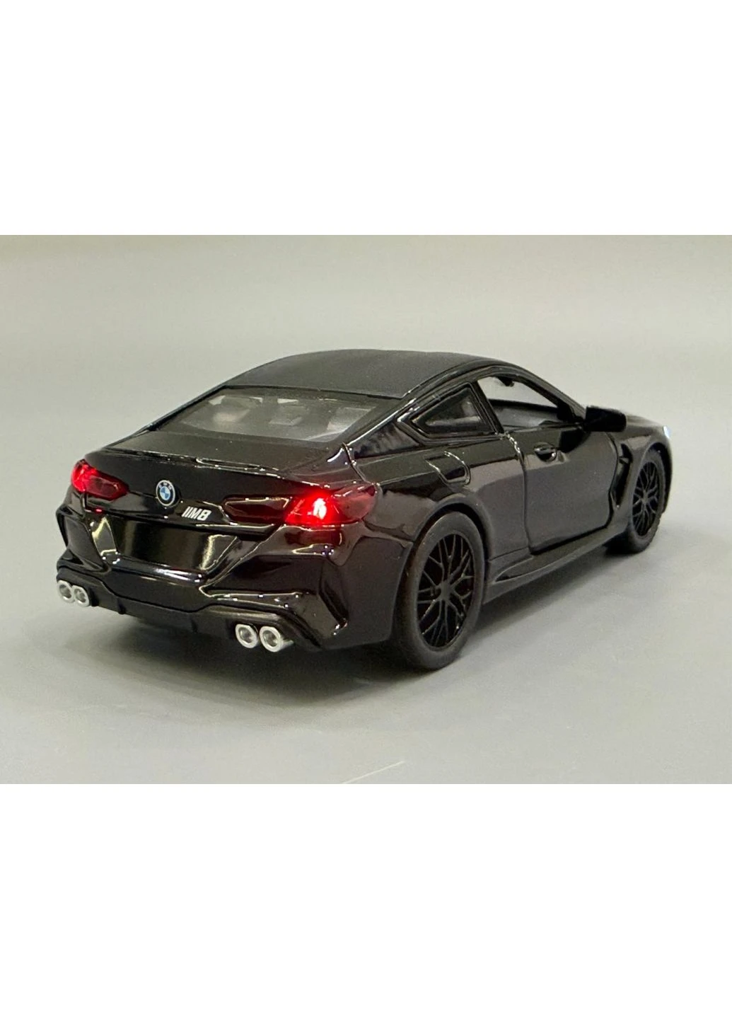 Машина BMW M8 металлопластик 1:32 звук свет инерция открывается дверь багажник и капот Черная (ТК-12340) TK Union Group (385591946)