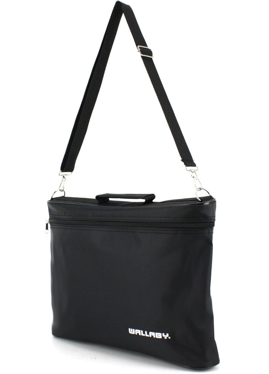 Конференц-сумка для документов, газетница 2721 черная Wallaby (365797632)