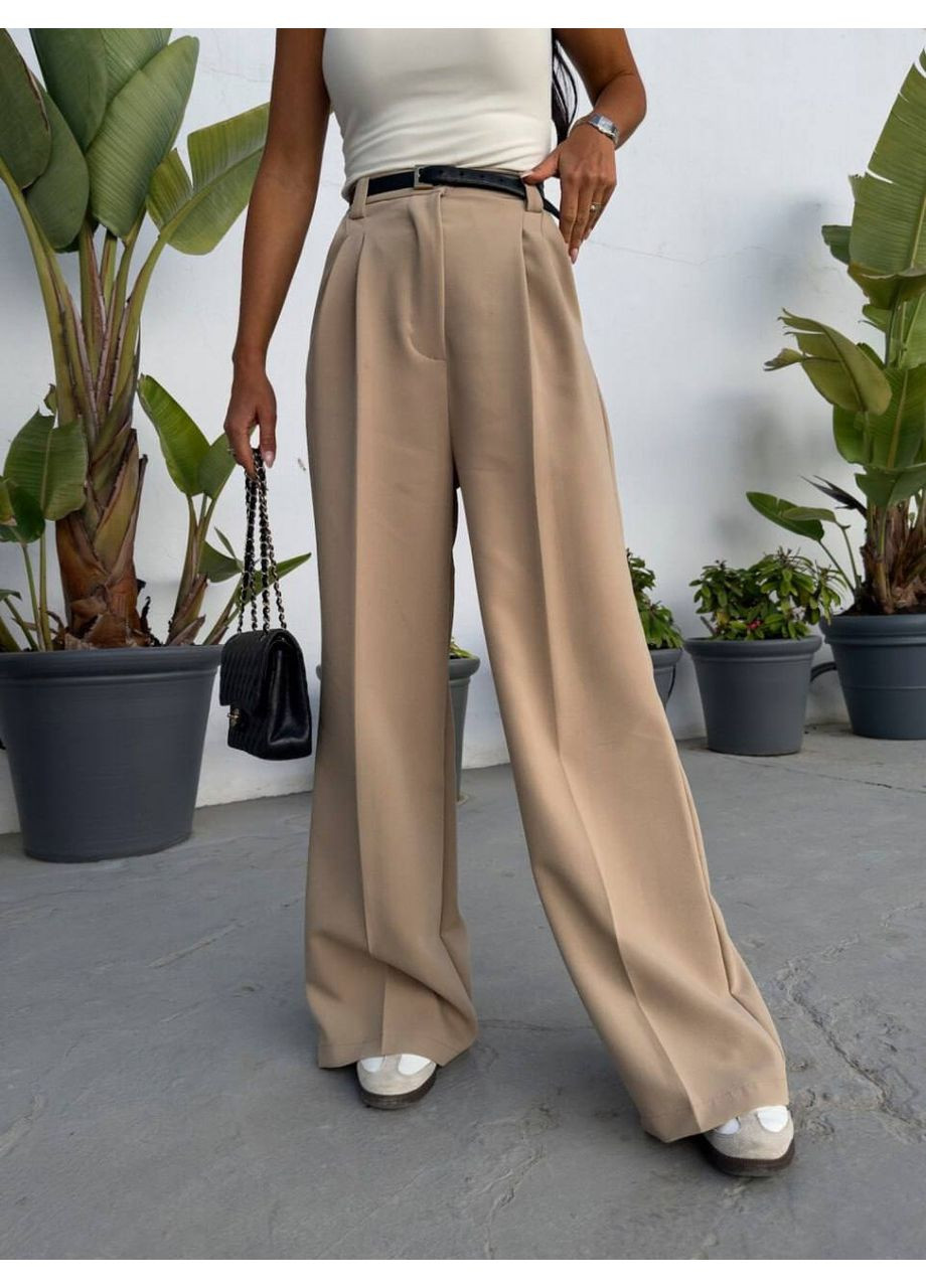 Штани палацо жіночі костюмні з високою посадкою Україна (362209898)