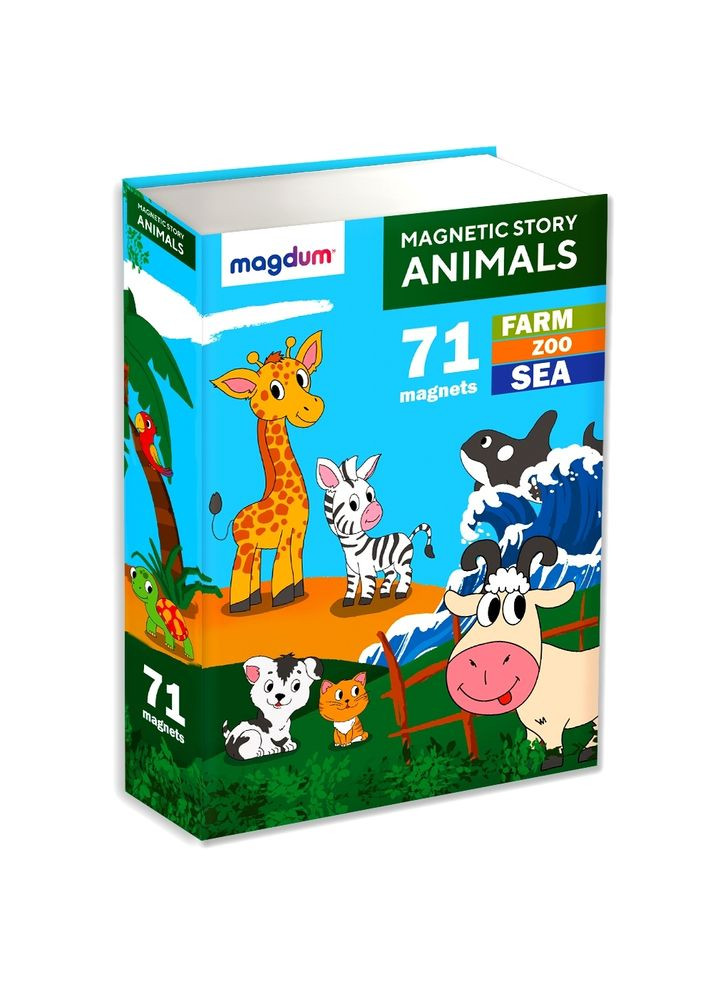 Набір магнітів Магнітна історія Тварини () MAGDUM ML4032-01 EN (343413727)