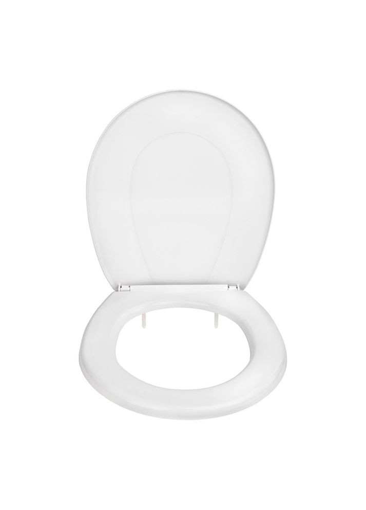 Сидіння для унітаза з пластиковим кріпленням і планкою СП‑11, 362×414 мм SoloPlast (340286107)