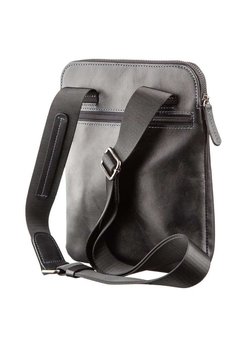 Вертикальний чоловічий месенджер з вінтажній шкіри 11177 Shvigel (331912848)