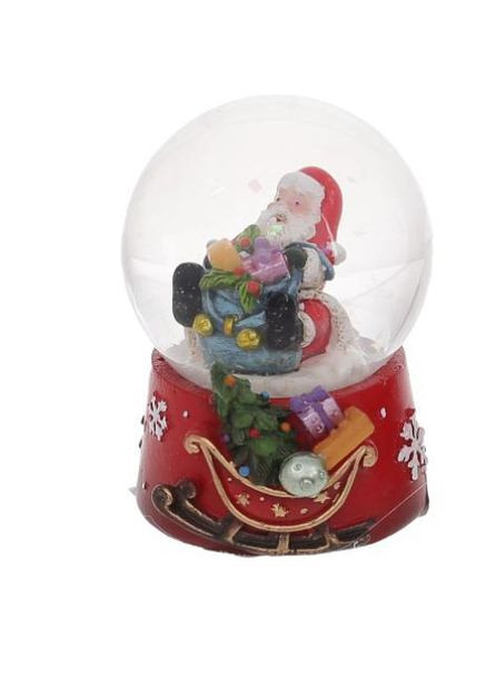 Декоративна водяна куля Санта 5.4 см 2 дизайни 913-308 BonaDi (362961732)