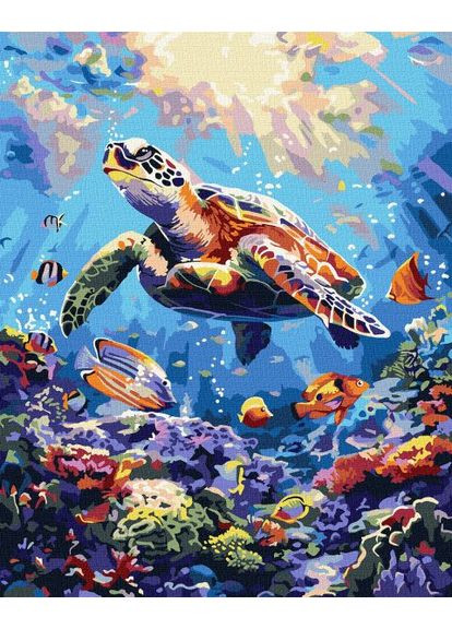 Картина по номерам - Морское спокойствие ©art_selena_ru 40х50 см IDEYKA (362102812)